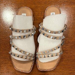 Studded Tan Sandals